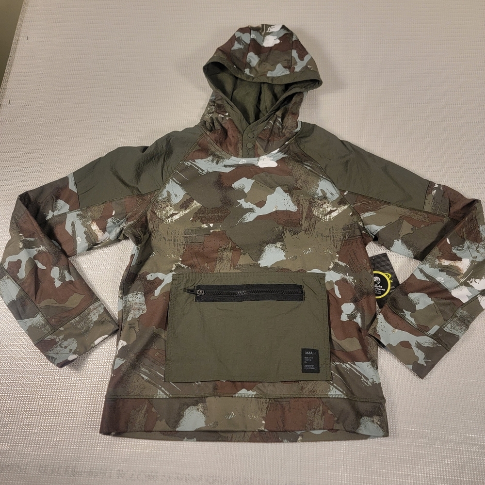Youth Athletic Works Driworks Moisture Wicking Camo Pullover XL 14-16